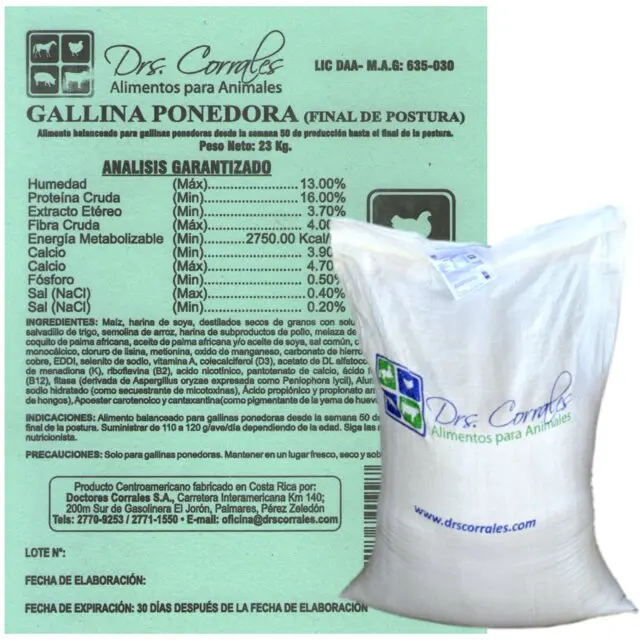 Gallina Ponedora Final 23Kg