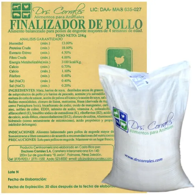 Finalizador de Pollo 23Kg