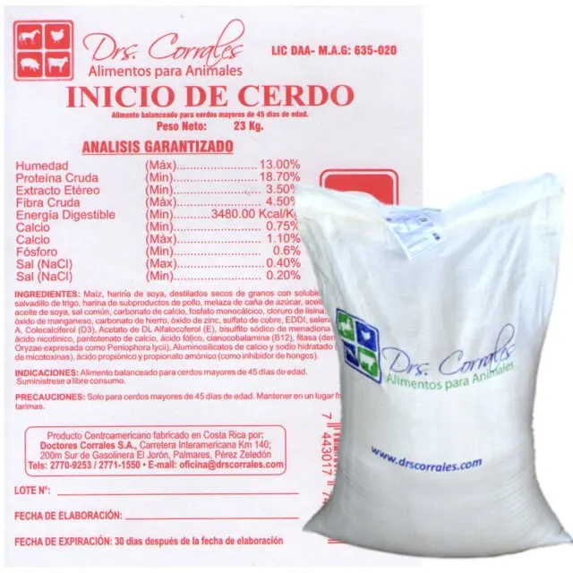 Inicio de Cerdos 23Kg