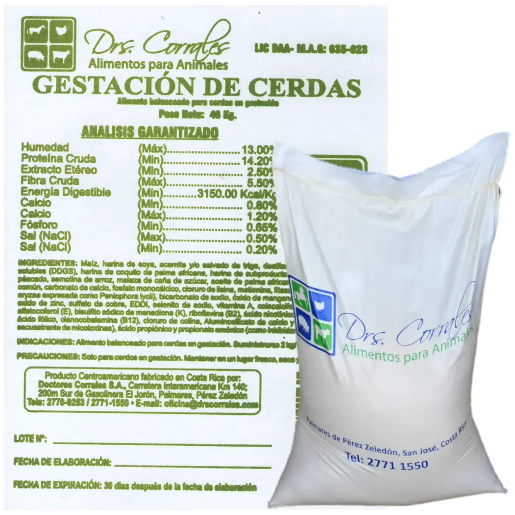 Gestación de Cerdas 46Kg