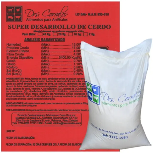 Super Desarrollo de Cerdo 23Kg