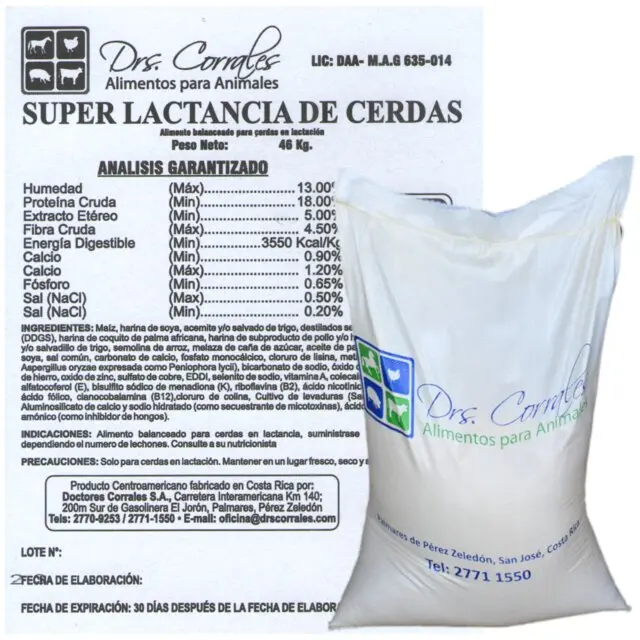 Súper Lactancia de Cerdas 46Kg