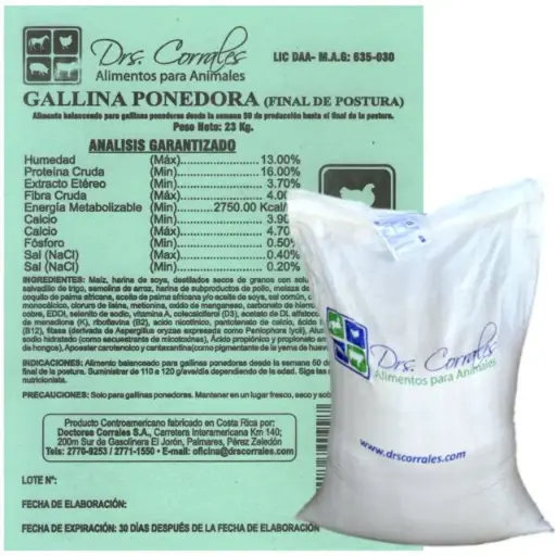 Gallina Ponedora Final 23Kg