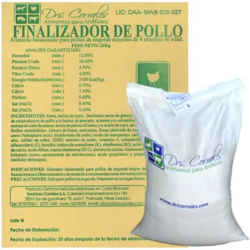 Finalizador de Pollo 23Kg