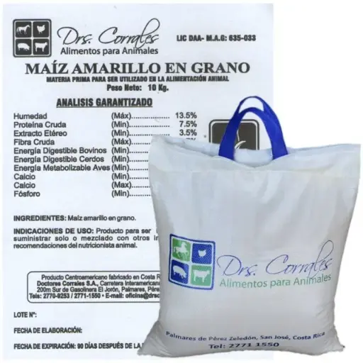 Maíz Amarillo en Grano 10Kg