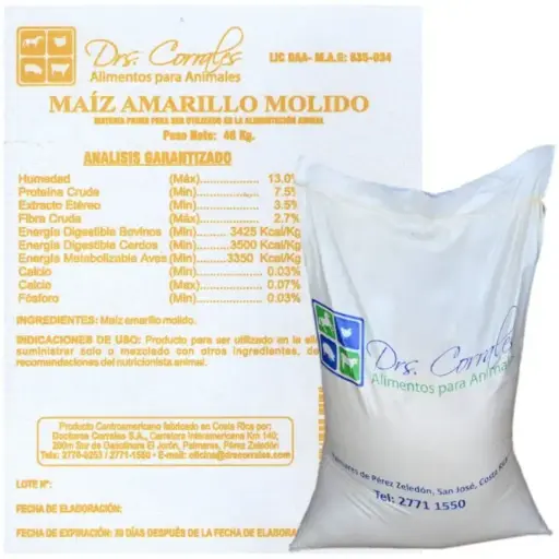 Maíz Amarillo Molido 46Kg