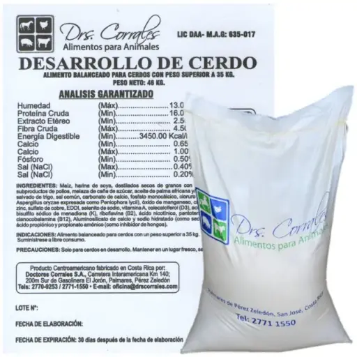 Desarrollo de Cerdo 46Kg