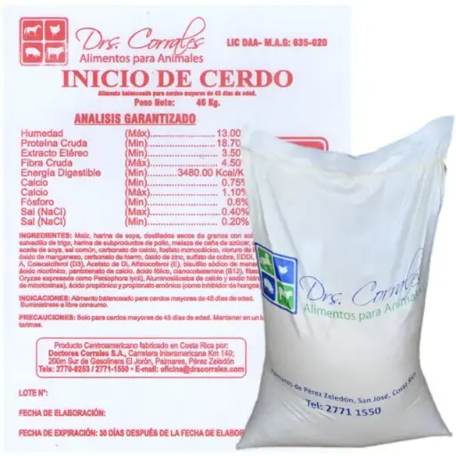 Inicio de Cerdos 46Kg
