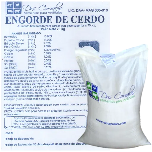 Engorde de Cerdo 23Kg