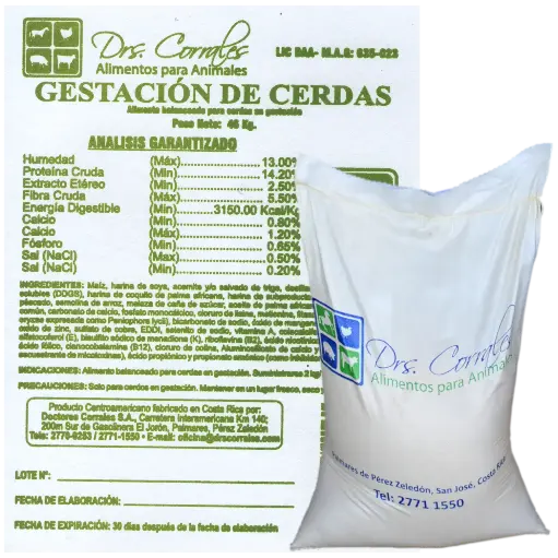 Gestación de Cerdas 46Kg