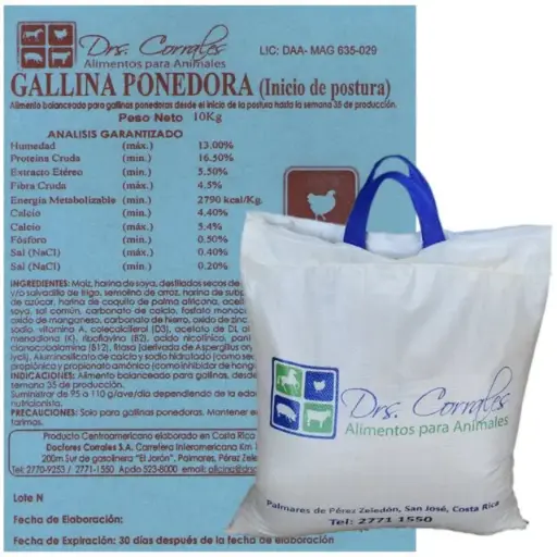 Gallina Ponedora Inicio 10Kg